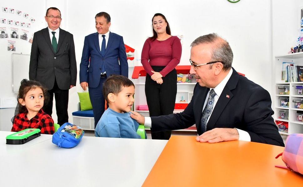 İl Müdürü Aydın, Kutipoğlu Anaokulu’nu ziyaret etti
