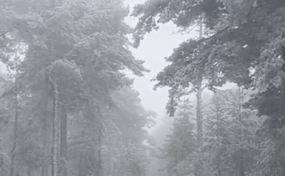 Eskişehir'e mevsimin ilk karı yağdı