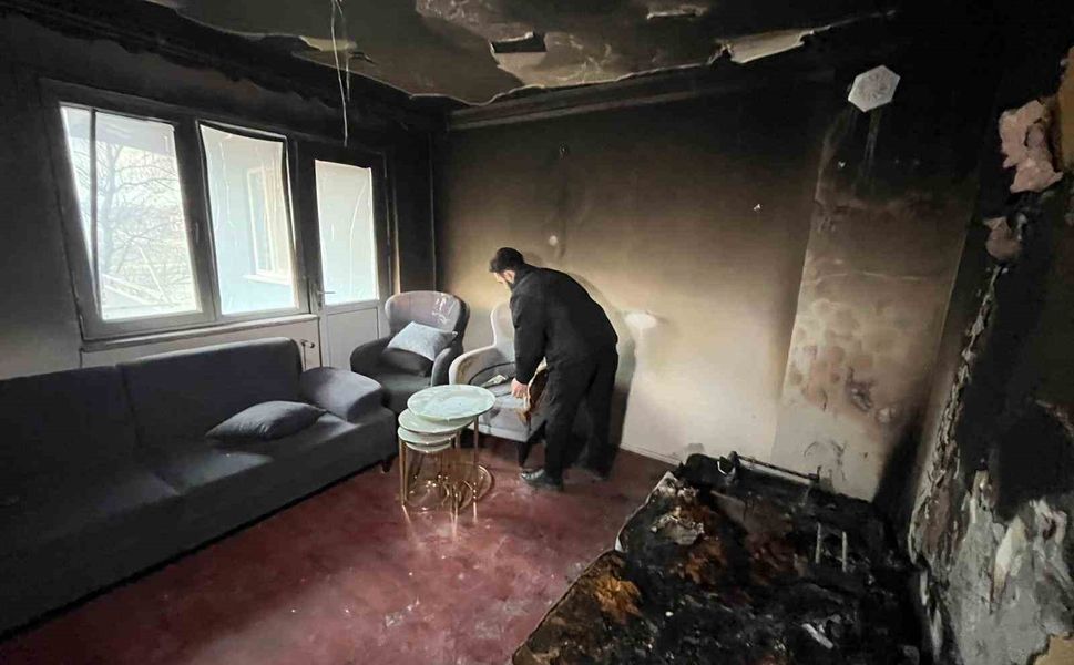 Bebeği üşümesin diye annesine taşındı, döndüğünde evinin kül olduğunu gördü