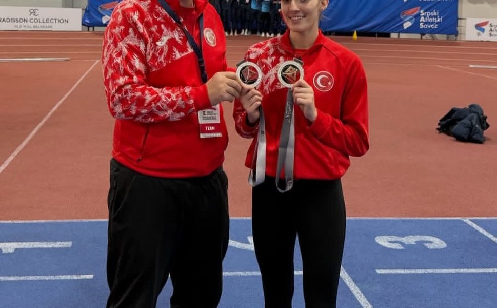 Eskişehirli atletizm sporcusundan Balkan'da altın madalya