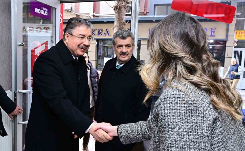 Vali Yılmaz'ın esnaf ziyaretleri sürüyor