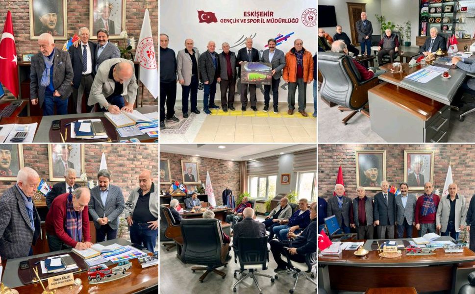 ES-ES Efsanelerinden GSB İl Müdürü Hasan Kalın'a Nezaket Ziyareti