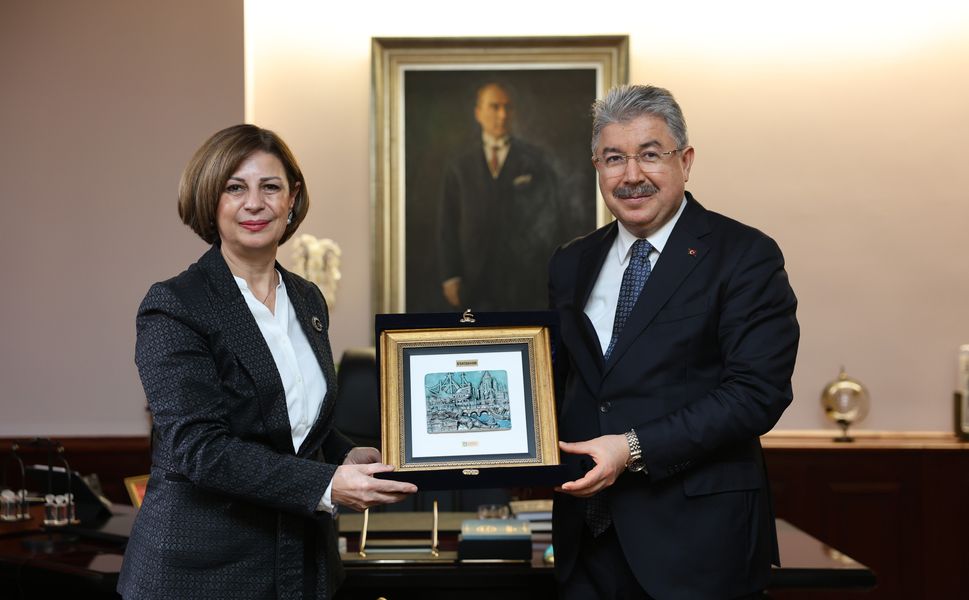 Vali YILMAZ’dan  Başkan  ÜNLÜCE’ye  Ziyaret