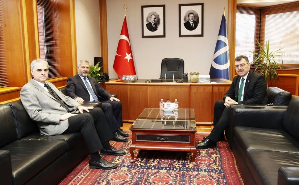 İTÜ Rektörü Mandal'dan Rektör Adıgüzel'e ziyaret