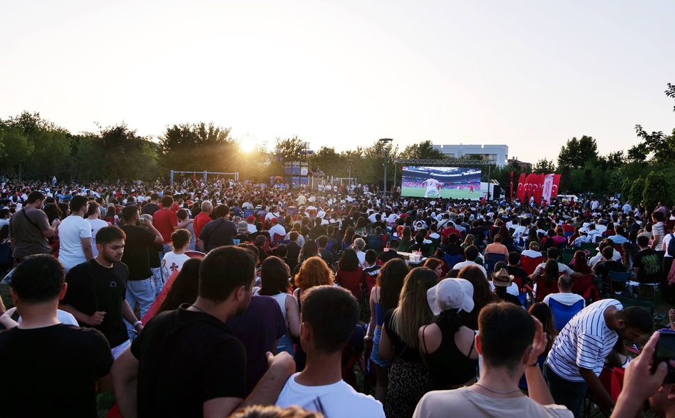 Eskişehir'de millî maç keyfi Dede Korkut Parkı'nda yaşanacak