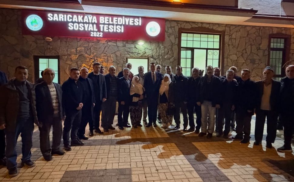 Nebi Hatipoğlu Sarıcakaya Belediyesi'nin iftar programına katıldı