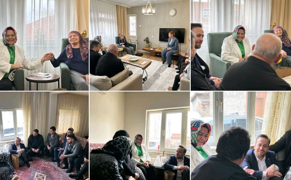 Prof. Dr. Ayşen Gürcan, Bayram Ziyaretlerinde Vatandaşlarla Bir Araya Geldi”