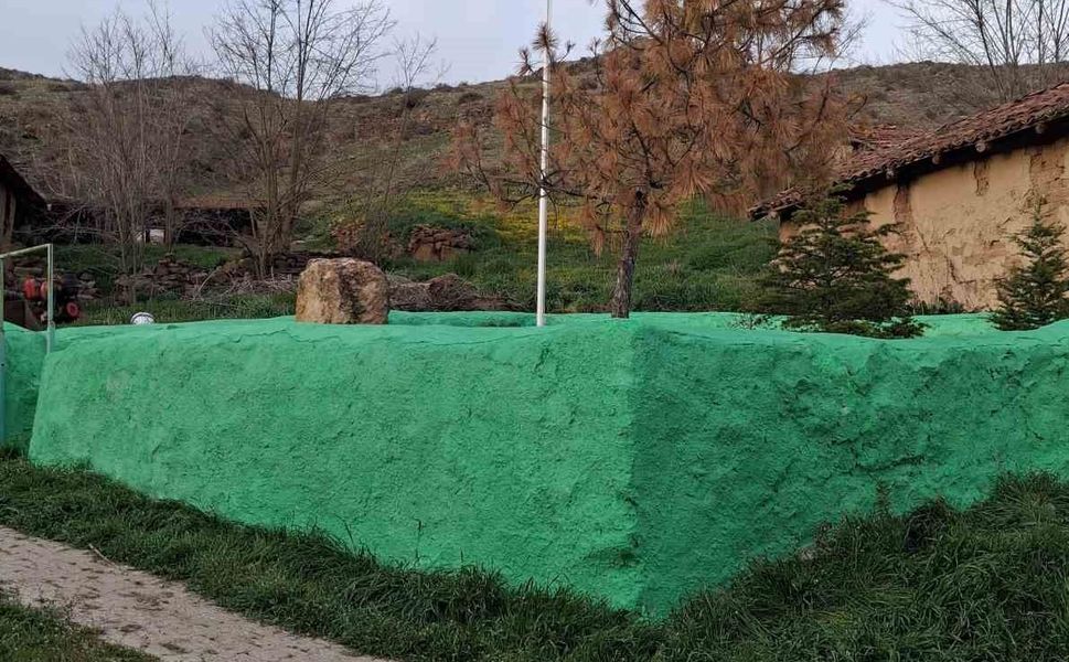 Eşankara Dede türbesinde bakım çalışmaları