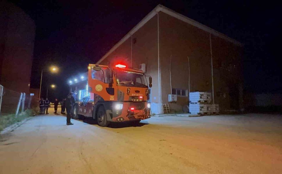 Eskişehir'de su arıtma tesisinde korkutan yangın