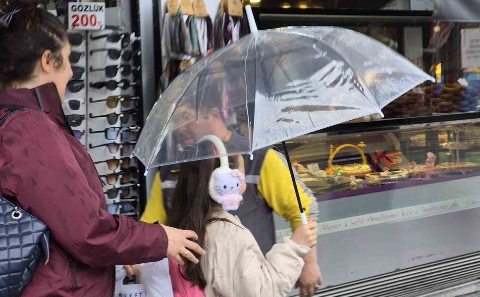 Eskişehir'de yağmur etkisini gösterdi