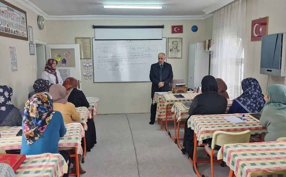 Tepebaşı Müftülüğü'nden Kur'an kurslarına ziyaret