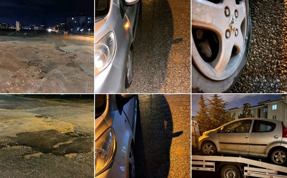 Vadişehir'de bakımsız Yollar Araçlara Zarar Veriyor