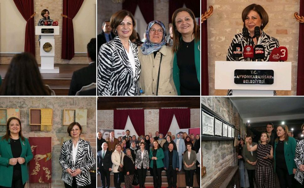 "Efsanelerle İpek" Sergisinin üçüncüsü Afyon'da Açıldı