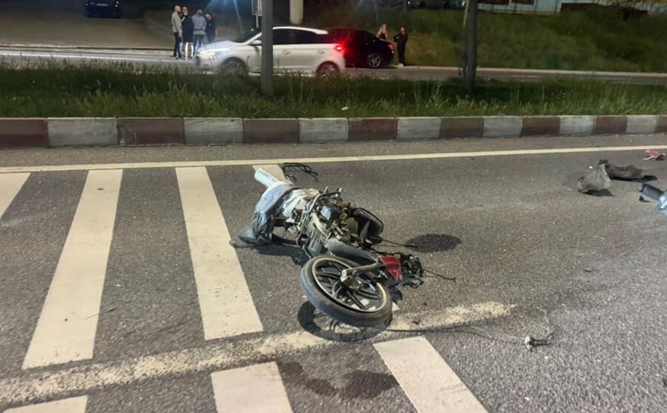 Feci kazada Motosiklet sürücüsü ağır yaralandı