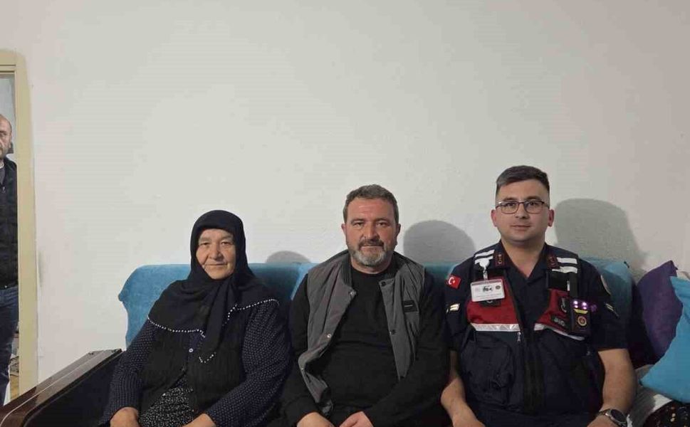 Jandarma ekiplerinden gaziye anlamlı ziyaret