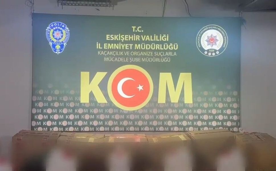 Eskişehir'de kaçak alkol operasyonu