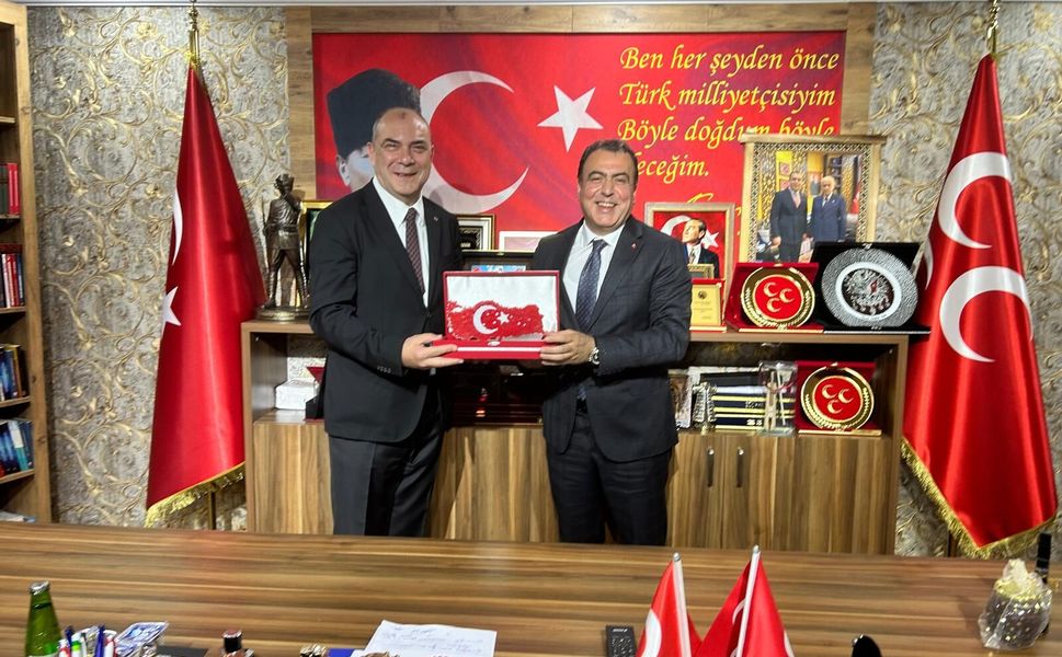 ESO Başkan Kesikbaş ve yönetim kurulu üyeleri MHP İl  yönetimini ziyaret etti