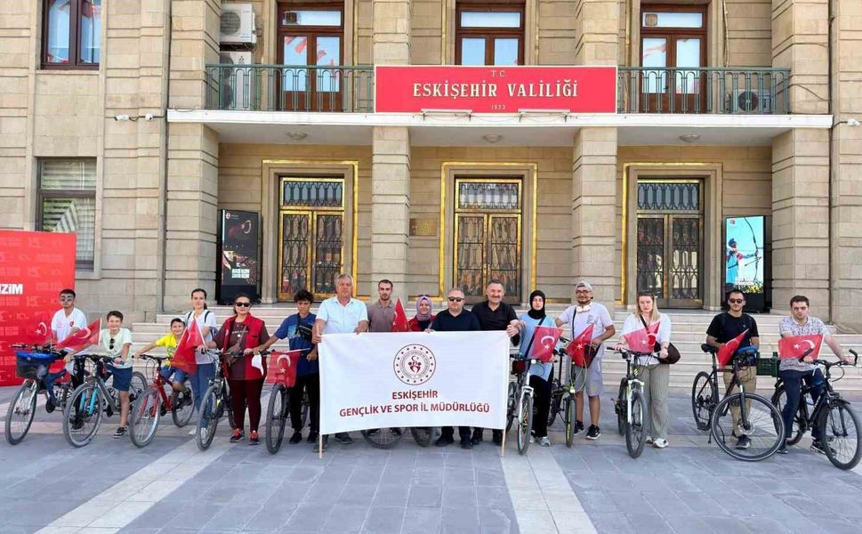 15 Temmuz Demokrasi ve Millî Birlik Günü etkinlikleri kapsamında anlamlı bisiklet turu