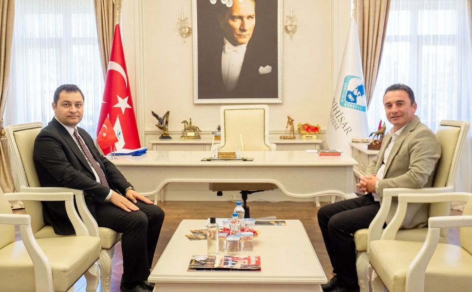 Kaymakam Temel'den Başkan Dökmeci'ye Ziyaret
