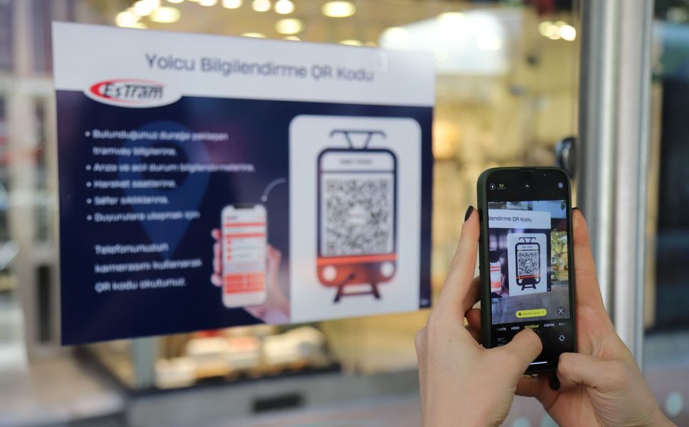 Tramvay Duraklarında QR Kod Dönemi Başladı