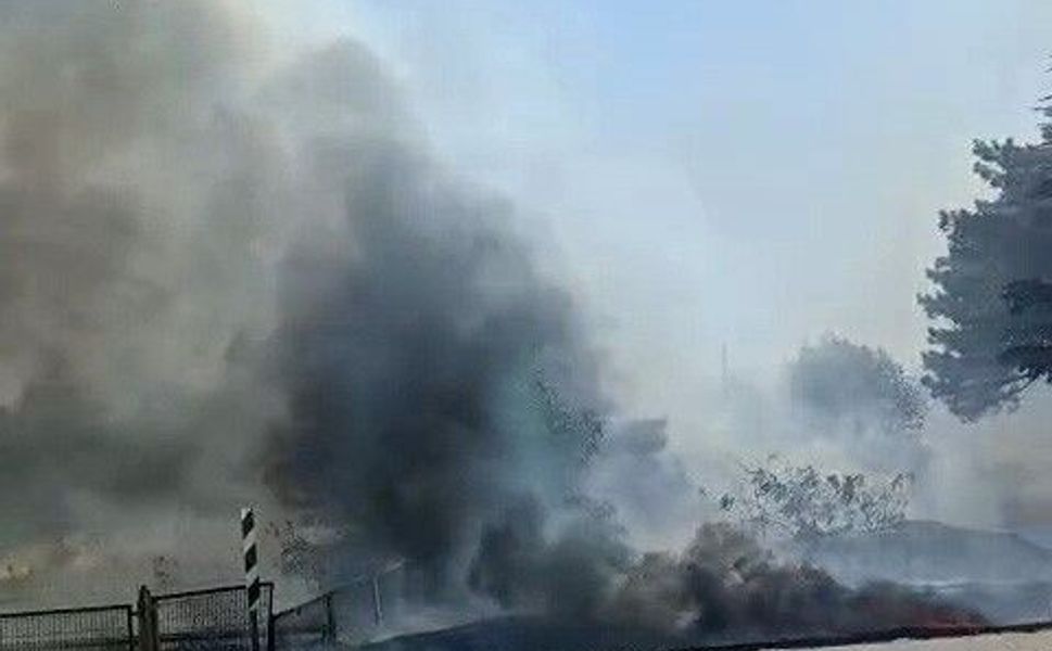 Eskişehir'de otluk alanda yangın