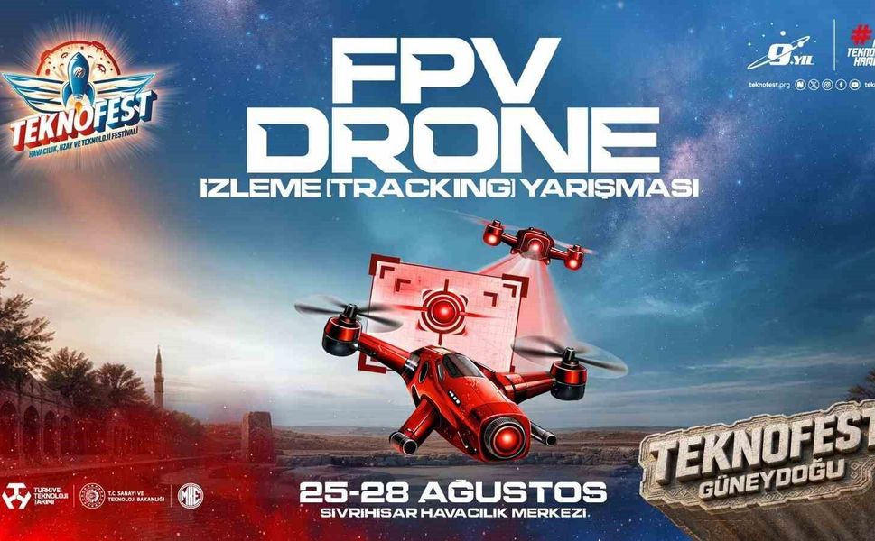 TEKNOFEST'te ilk kez düzenlenen FPV dron izleme yarışmasında 20 takım finalde mücadele edecek