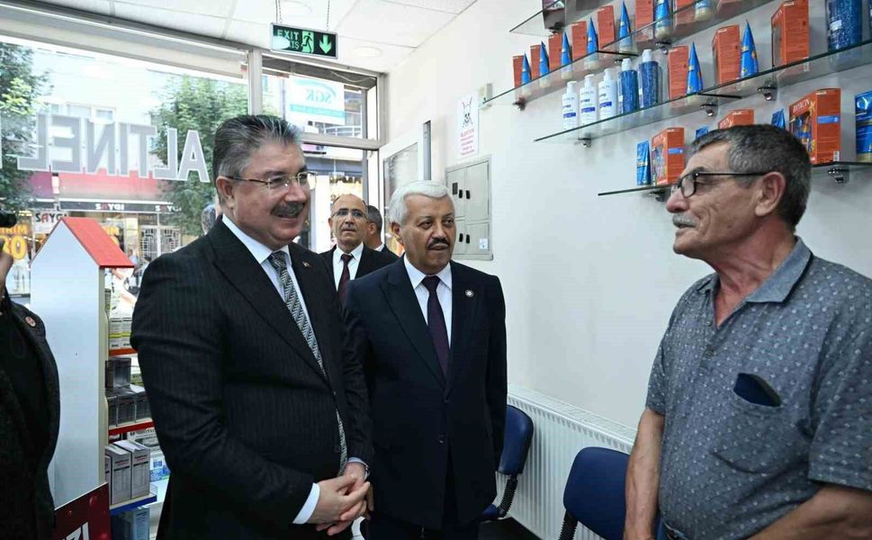 Vali Yılmaz'dan esnaf ziyareti