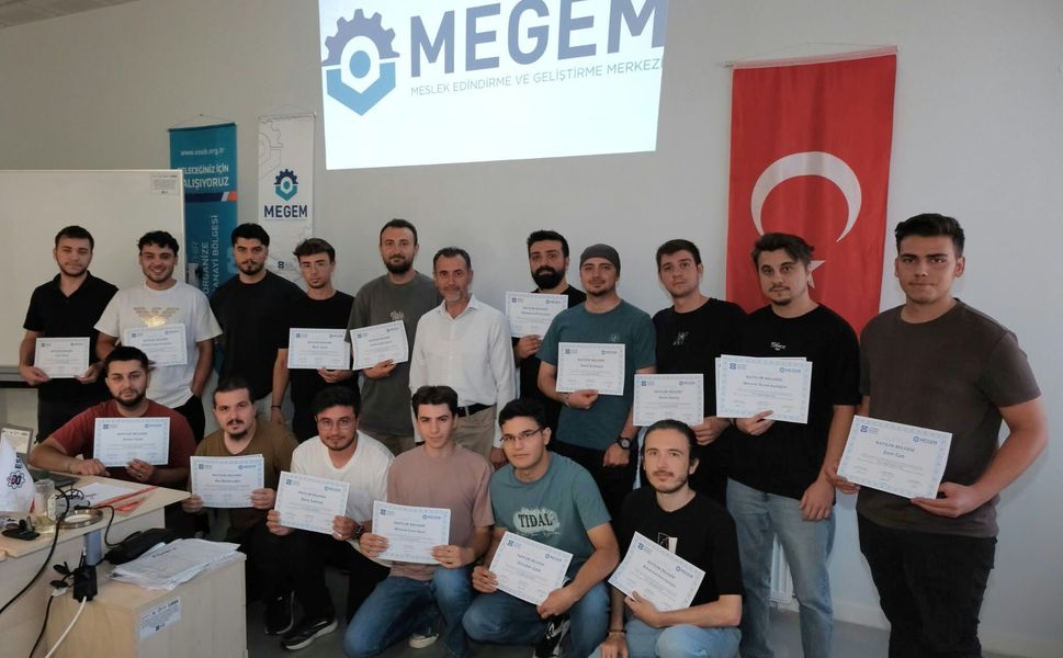 MEGEM'de 50. Dönem Mezuniyet Heyecanı