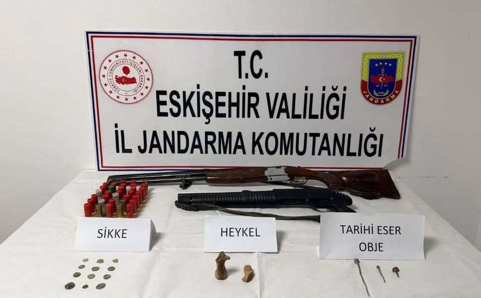 Eskişehir'de tarihi eser operasyonu: 1 şüpheli tutuklandı