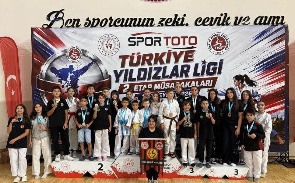Türkiye Spor Toto Yıldızlar Ligi Karate Şampiyonası, Eskişehir'de gerçekleştirildi