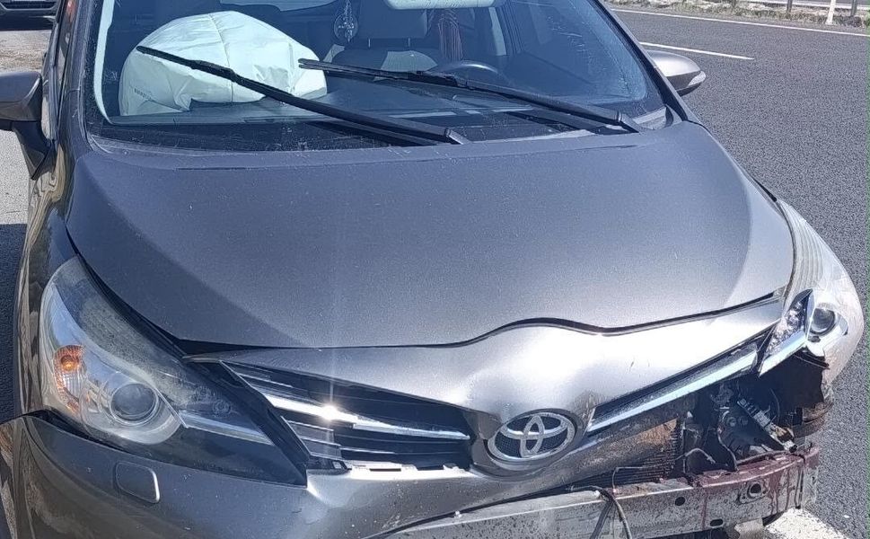 Yola aniden çıkan koyun kazaya sebep oldu, 1 yaralı