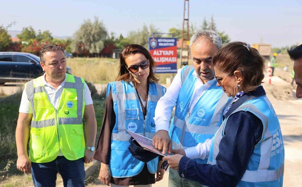 Başkan Ünlüce, ESKİ'nin altyapı çalışmalarını yerinde inceledi