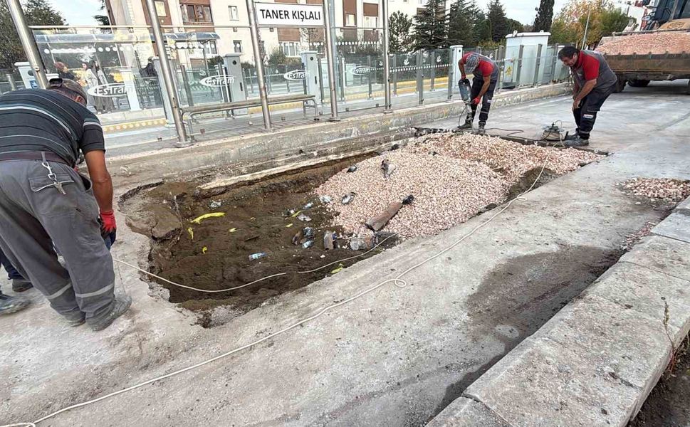 Eskişehir'de 3 gündür süren doğalgaz hattındaki sızıntı tamir edildi