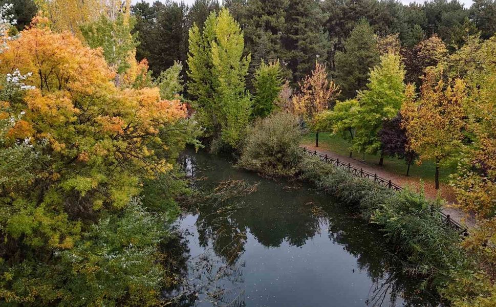 Eskişehir'de sonbahar manzarası mest etti