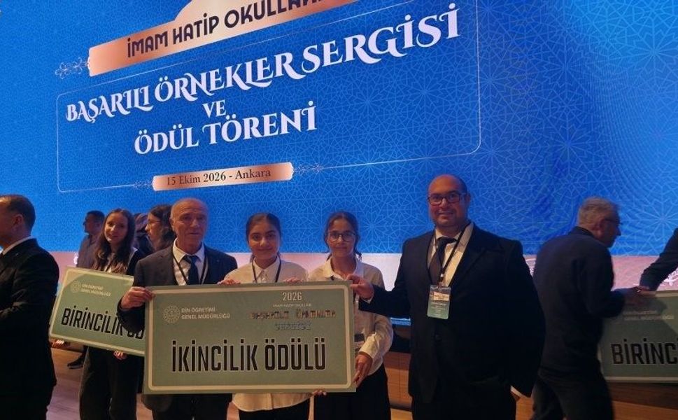 Kazım Karabekir İmam Hatip Ortaokulu Türkiye ikincisi oldu