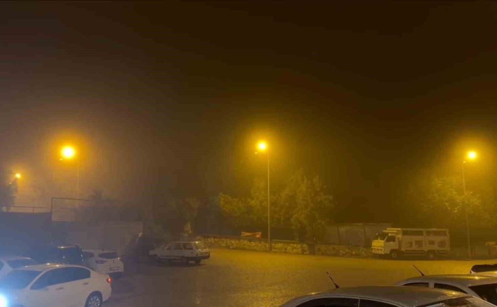 Sivrihisar'da sağanak ve sis hayatı olumsuz etkiledi