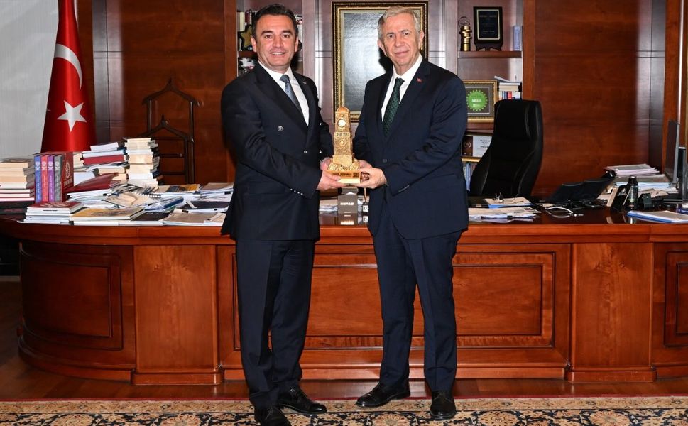 Başkan Habil Dökmeci'den Mansur Yavaş'a Ziyaret