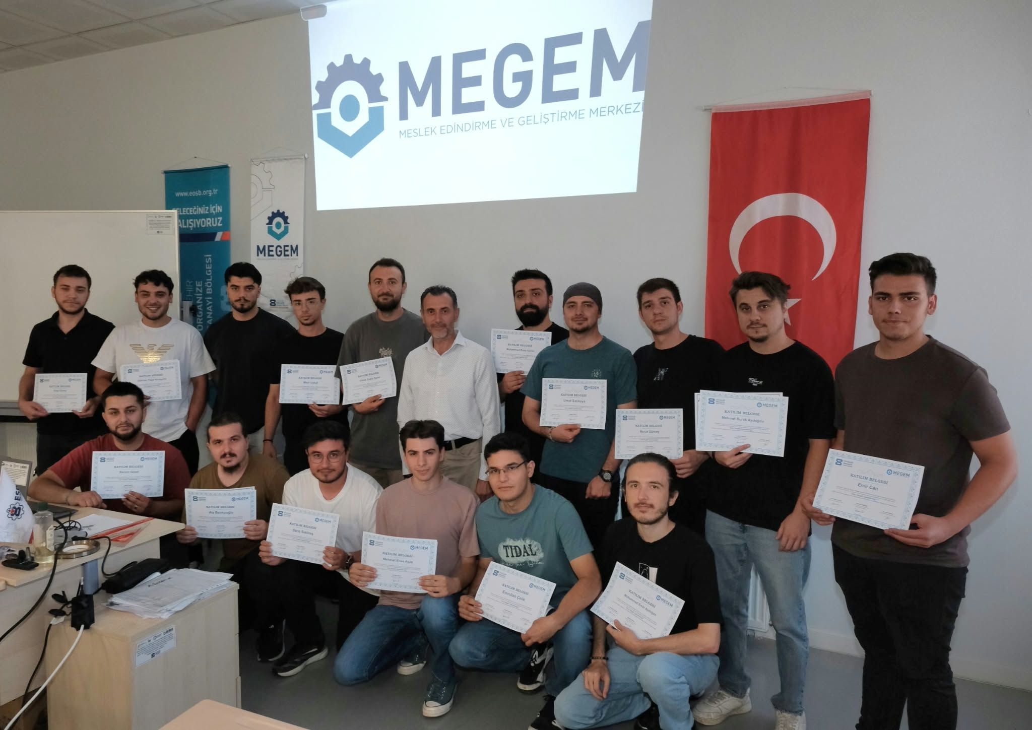 MEGEM'de 50. Dönem Mezuniyet Heyecanı