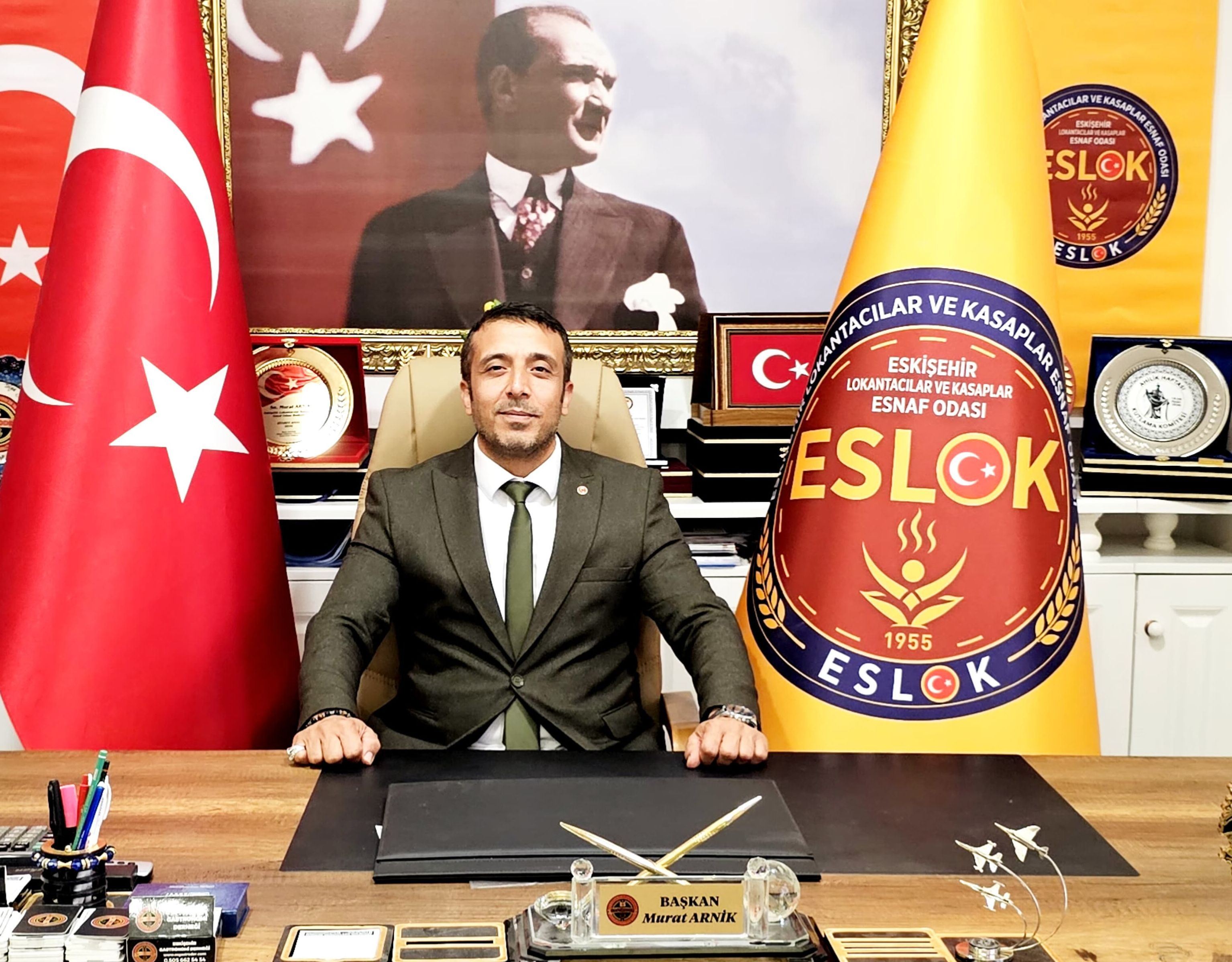 Eskişehir Lokantacılar ve Kasaplar Esnaf Odası Başkanı Murat Arnik: 71 Yıllık Odanın Kurumsal Logosunu Yeniledi