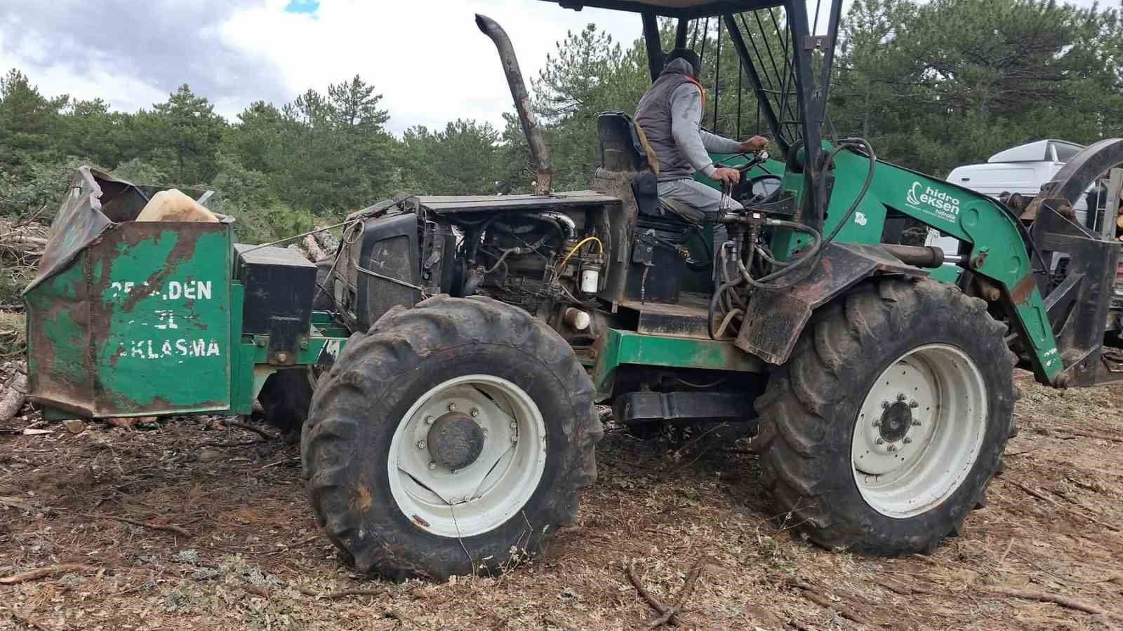 Eskişehir'de 2 milyon TL'lik kepçe ormanın içinde ortadan kayboldu