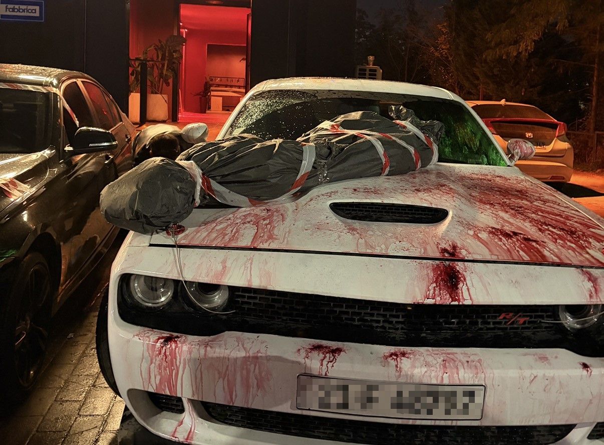 Eskişehir'de 'ceset ve kan lekesi' görünümlü araç polisi harekete geçirdi