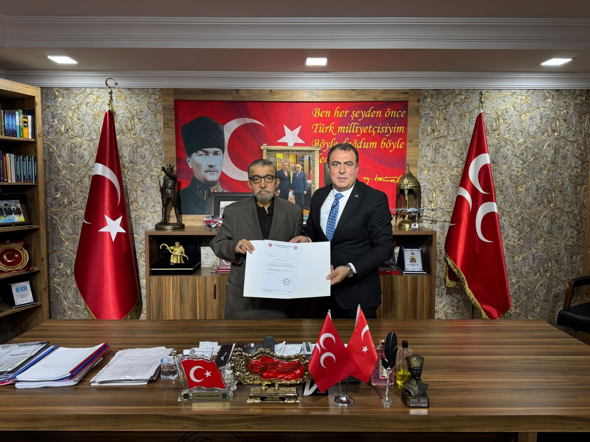 MHP Eskişehir’de Suat Baraş’a Danışmanlık Görevi